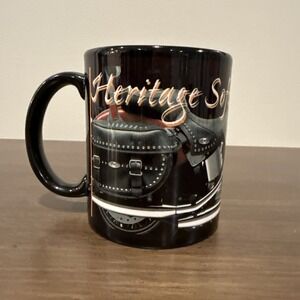 Harley Davidson Heritage Softail Coffee Cup Mug Vintage 2003 12 Oz
